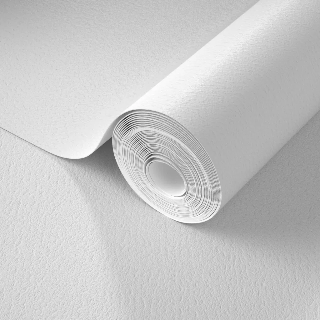 Unprinted roll of Non-Pasted wallpaper